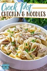 Crock Pot Chicken And Noodles Video The Country Cook