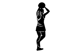 Download Detailed Sports Silhouette For Netball Svg Cut File By Creative Fabrica Crafts Creative Fabrica SVG Cut Files