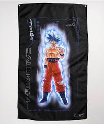 Maybe you would like to learn more about one of these? Primitive X Dragon Ball Super Goku Ultra Instinct Black Banner Zumiez