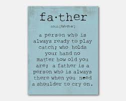 Readers had to click next. Father S Day Or Any Day Wall Art A Father Is A Person