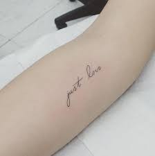 Simple Cursive Love Tattoo Tattoo Style Minimalist Tattoo In 2020 Simple Tattoo Fonts Tattoo Fonts Cursive Simple Word Tattoos