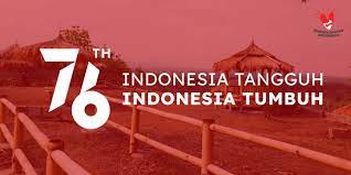 Dalam memeriahkan hut ri ke 76 tahun 2021, masyarakat indoenesia melakukan banyak cara mulai dari mengikuti upacara bendera, kegiatan sosial, menghiasi desa, hingga. Sah Logo Hut Ke 76 Ri Dirilis Tema Indonesia Tangguh Indonesia Tumbuh Pemerintah Desa Bantal