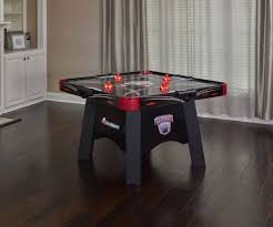 Air Hockey Table Up To 4 Players Led And Manual Scoring W Led Pucks And Pushers Atomic Air Hockey A Team