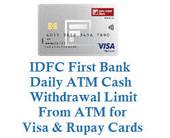 Idfc Bank Daily Withdrawal Limit From Atm Techaccent