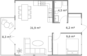 How to use the 3 4 5 method to square up a wall perfectly. Overview Measurements On Floor Plans App Roomsketcher Help Center