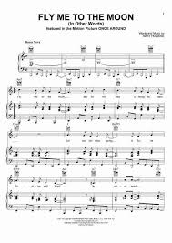 Fly Me To The Moon Piano Sheet Music Onlinepianist