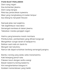 Si binatang jalang ini dinobatkan h.b. 41 Puisi Pahlawan Pembawa Semangat Guratgarut
