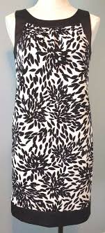 Dress Barn Womens Size 4 Dress Black White Sleeveless Tailored Stretch A Line Dressbarn Alinedress Anyoccasion In 2020 Fashion Women S Fashion Dresses Aline Dress