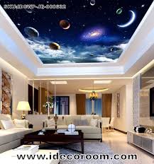Ceiling decor, sun and clounds mural wall paper home decorations for kitchen livingroom fifikoj custom ceiling wallpaper blue sky and white clouds murals for the living room norwall nw48929 brooklyn series vinyl textured paintable floral square design large wallpaper roll, 21. False Ceiling Wallpaper 3d