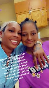 THIS WAS THE BEST MOTHERS DAY I COULD ASK FOR HAVENT SEEN MY MOTHER FOR 2  years my mother been in the state mental institution since she been 16  years old.. have been mistreated and i want stop until ...