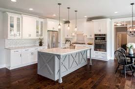 This cool color will accent the warm tones in your honey oak cabinets and create a nice contrast to the rich orange hues. 4 Kitchen Designs That Make Red Oak Flooring Shine