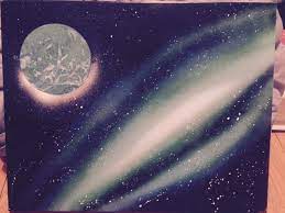 Galaxy Spray Paint Art 4 Steps With Pictures Instructables