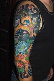 50 Cool Japanese Sleeve Tattoos For Awesomeness Japanese Tattoos For Men Quarter Sleeve Tattoos Japanese Sleeve Tattoos