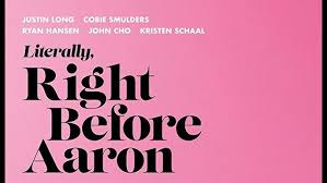 Literally, Right Before Aaron Soundtrack list