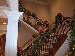 Christmas Deck The Halls With Beautiful Garland Christmas Staircase Christmas Stairs Decorations Banister Christmas Decorations