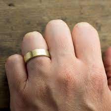6mm 14k Yellow Gold Men S Wedding Band Matte Finish Mens Yellow Gold Wedding Bands Rose Gold Mens Wedding Band Mens Gold Wedding Band