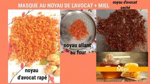 Masque Au Noyau D Avocat Miel Pour Une Peau Douce Et Lumineuse Noyau Avocat Avocat Noyau