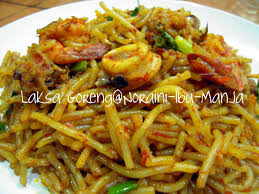 Sajian Bersama Ibu Manja Laksa Goreng Laksa Malaysian Food Cooking Recipes