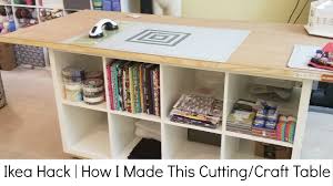 Maybe you would like to learn more about one of these? Ikea Hack How I Made My Cutting Sewing And Crafting Table Youtube