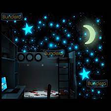 A glow in the dark casting that will glow all night after a quick charge with one of our charging lights. 100 Adet Fosforlu Yildiz Ay Gezegen Gokyuzu Karanlikta Parlayan Cocuk Odasi Duvar Tavan Susu Sticker Amazon Com Tr
