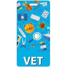 Maybe you would like to learn more about one of these? Vet Badge Buddy Blue Vertical Heavy Duty Badge Tags Backer Card Double Sided Badge Identification Card By Badgezoo Badgezoo