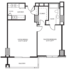 Bathroom design 11x13 size/free 11x13 master bathroom floor plan with. Floor Plan B 742 Sq Ft The Towers On Park Lane