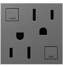 Tamper Resistant Gfci Outlet By Legrand Electrical Outlets Modern Bathroom Design Lighting Outlet