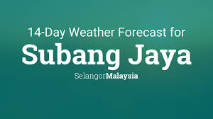 Was it hotter in petaling jaya last year? Subang Jaya Malaysia 14 Day Weather Forecast