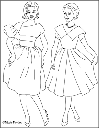 There are lots of period details in our 1970's camping colouring page. Nicole S Free Coloring Pages Vintage Fashion Coloring Pages