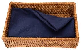 Visit pier1.com to browse unique, imported home decor, accents & more! Artifacts Rattan Guest Towel Rectangular Napkin Holder Tropical Napkin Holders By Artifacts Trading Company Houzz