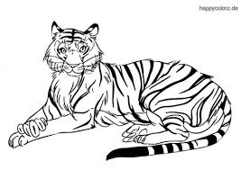 Tiger Malvorlage Kostenlos Tiger Ausmalbilder
