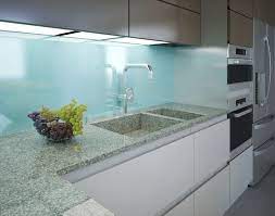 Overview of how to install a (plate) glass backsplash in your kitchen, with a solid color painted on the back. Back Painted Glass Nyc Glass Fabrication Bear Glass