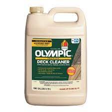 Olympic 128 Oz Premium Deck Cleaner 52125a 01 The Home Depot