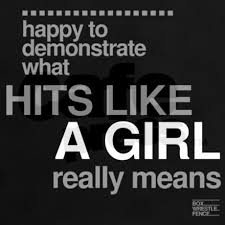 Hit Like A Girl Women S Value T Shirt Hit Like A Girl Women S Dark T Shirt By Boxwrestlefence Cafepress Boxing Quotes Girls Be Like Fit Girl Motivation