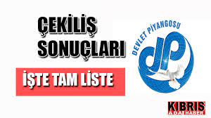 Kuzey kıbrıs türk cumhuriyeti spor dairesi piyangolar birimi tarafından gerçekleştirilen 31 aralık 2019 tarihli devlet piyangosu bu akşam çekildi. Buyuk Ikramiye Lefkosa Ya Isabet Etti