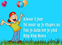 Vrolijk Verjaardagsgedicht Voor Een 5de Verjaardag Verjaardagsgedichten Verjaardag Verjaardagswensen