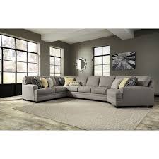 Cresson Contemporary 4 Piece Sectional W Cuddler Armless Sofa By Benchcraft Furniture Mattress Furniture Sectional Sofa