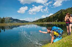 Almwiesen, berge, wasserfälle:wandern in großarltal macht spaß. Wandern Grossarl Wanderurlaub Salzburg Grossarltal