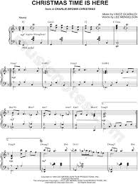 Charlie brown christmas sheet music, cds, dvds, music and more! Vince Guaraldi Christmas Time Is Here Sheet Music Piano Solo In F Major Download Print Sku Mn0110929