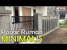 Area yang umumnya berada di bagian depan bangunan, samping atau bahkan ada di belakang bangunan ini akan merupakan bagian pertama … Cara Membuat Pagar Rumah Minimalis 2 Youtube