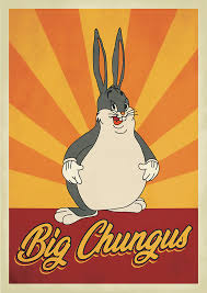 Big Chungus Vintage Poster Vintage Posters Arts And Entertainment Poster
