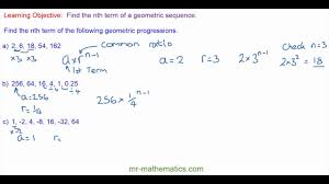 You can discover more about the geometric series below the tool. Nth Term Of A Geometric Sequence Mr Mathematics Com