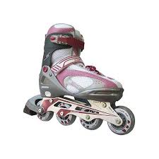 Busso Tekerlekli Paten Gri Pembe Paten Spor Pembe