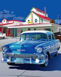 56b Chevy Classic Cars Chevrolet Bel Air Cool Cars