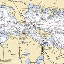 Michigan Cheboygan Lake Huron Nautical Chart Decor