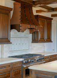 It may also hang from peninsula wall cabinets. Salem Copper Range Hood Art Of Range Hoods Vented Range Hoods