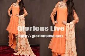 Black And Orange Dress Pakistani Glorious Live Party Wear Dull Orange Dress Party Wear Orange Dress Pakistani Party Wear