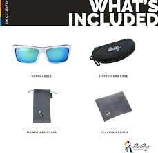 Amazon.com: Rio Ray Gafas de sol de San Agustín, Blanco : Ropa, Zapatos y  Joyería