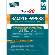 Full Marks Super 20 Sample Papers Combined Book All Subject For Class 10 2021