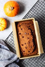 It gets its sweetness from honey and natural applesauce. Low Carb Pumpkin Bread With Dark Chocolate Chips Grain Free Sweetener Free Dairy Free Tasty Yummies